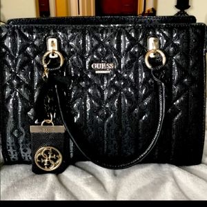Guess black purse